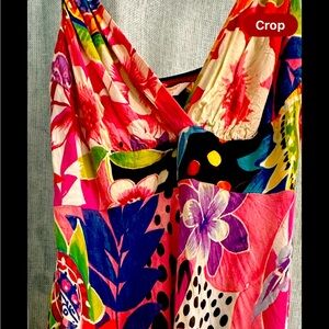 Tropical hot pink  Jams World dress like new